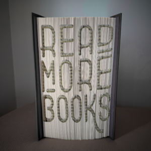 read more books book folding pattern preview - Cut & Fold