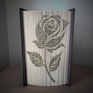 rose book folding pattern preview - Cut & Fold