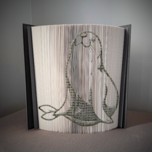 seal book folding pattern preview - Cut & Fold