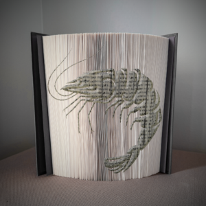 shrimp book folding pattern preview - Cut & Fold