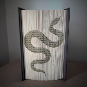 snake book folding pattern preview - Cut & Fold