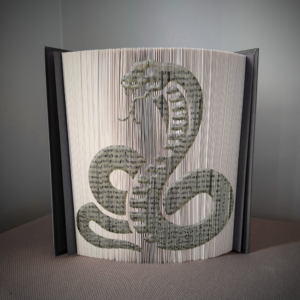 snake v2 book folding pattern preview - Cut & Fold