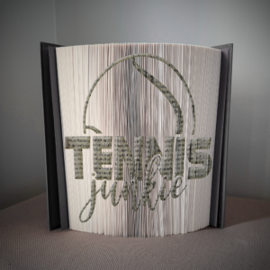 tennis junkie book folding pattern preview - Cut & Fold