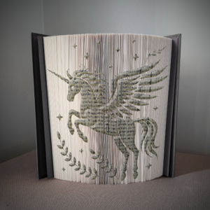 unicorn v2 book folding pattern preview - Cut & Fold