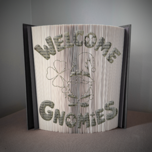 welcome gnomies book folding pattern preview - Cut & Fold
